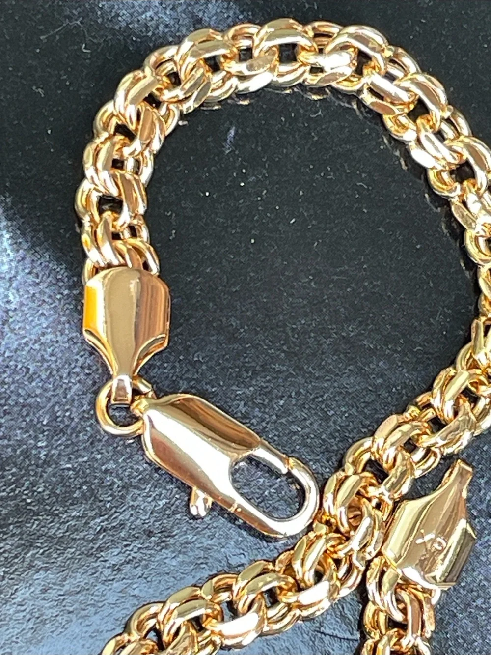 Bismark Gold plated 18k Chain Bracelet - Elegant Women’s Men’s Jewelry